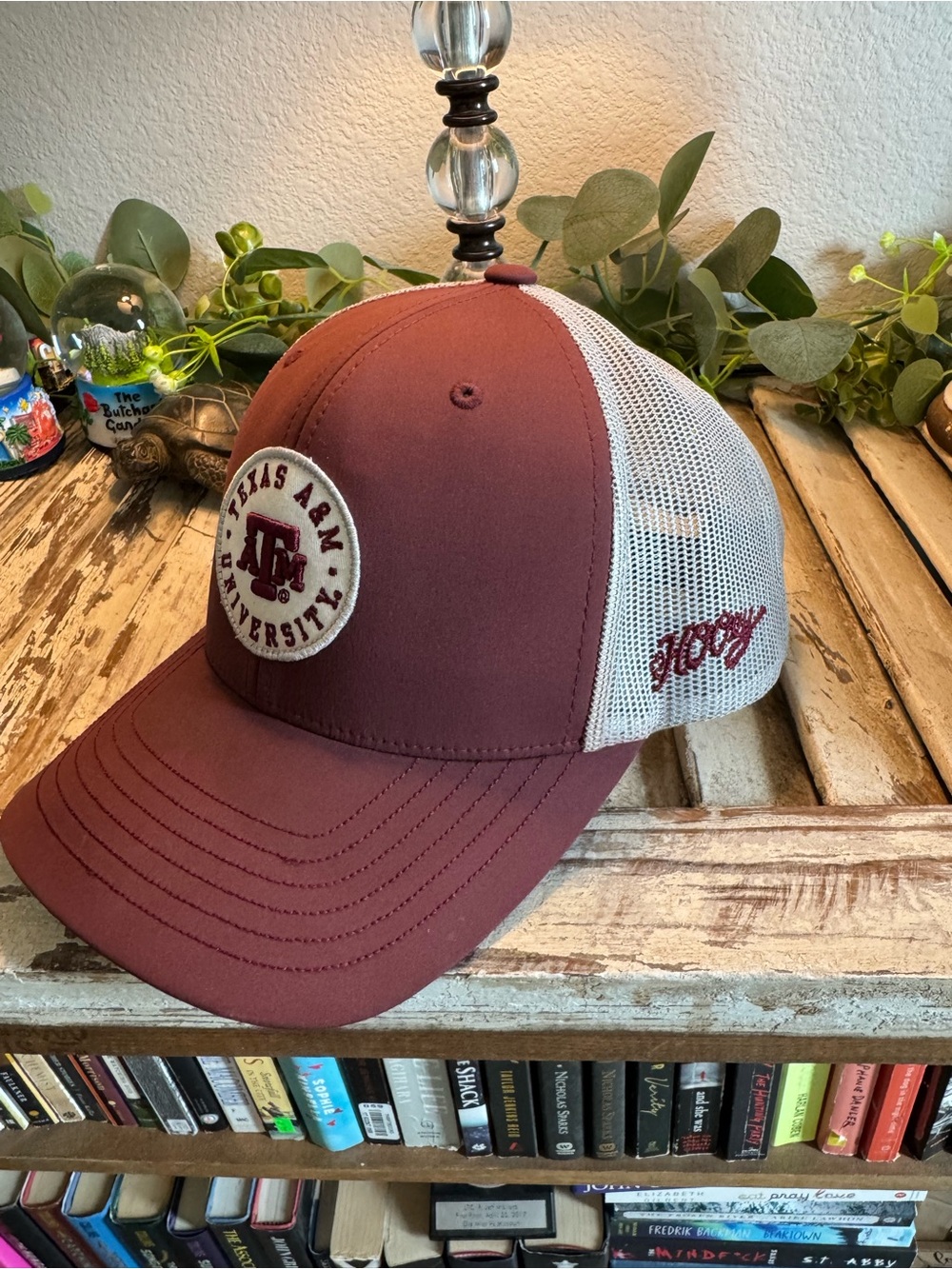 Hooey Texas A&M Maroon and White Trucker Hat